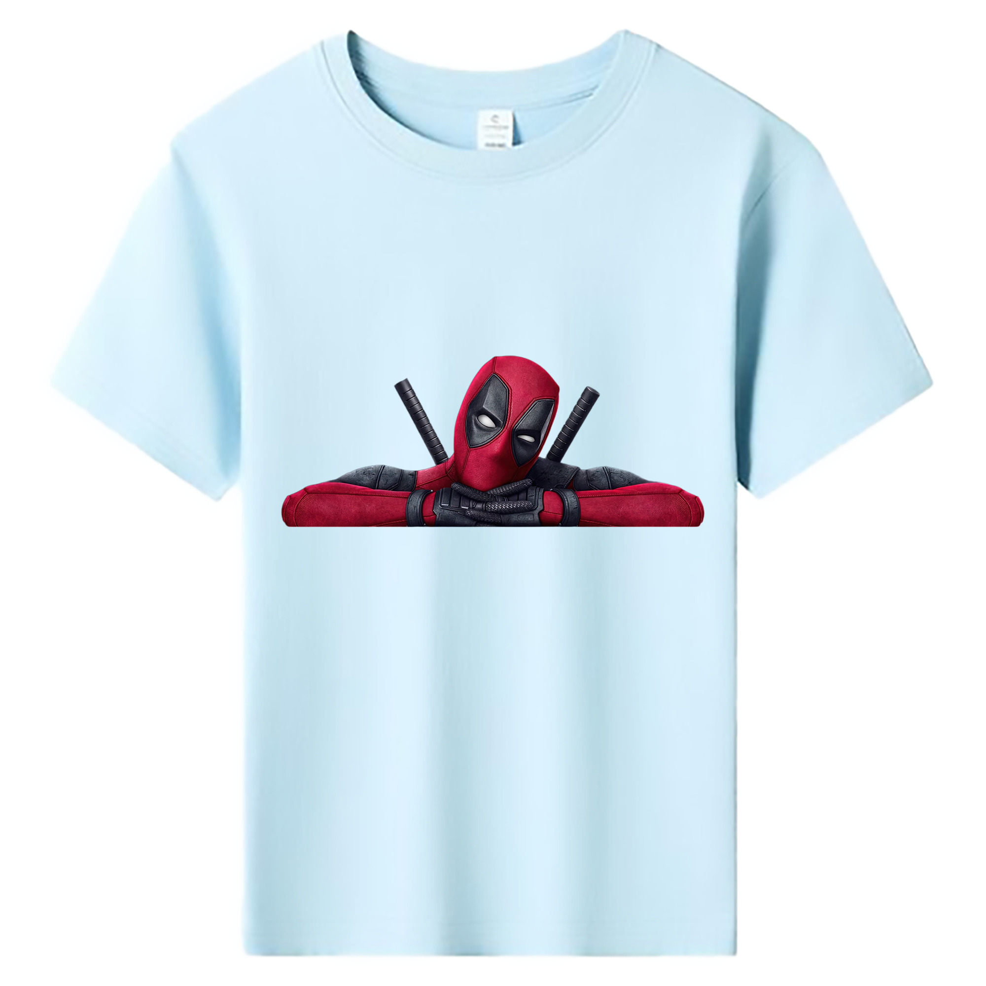 （画像用） Deadpool デッドプール 綿100％キッズTシャツ（フロントプリント）